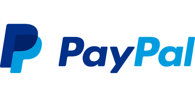 The PayPal logo with its distinctive blue and light blue colors.